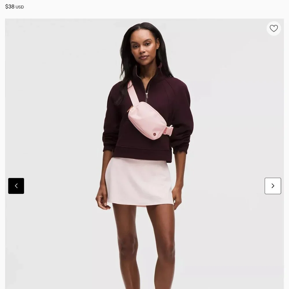 NWOT Lulu Belt Bag (Organza Pink) - Picture 8 of 8